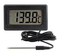 Thermomètre numérique encastrable LCD - 50 à 150 °C - 1,5 m, 3 m, 5 m, 10 m - Capteur extérieur (TPM150 5 m)