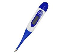 Thermomètre numérique étanche pour propriétaires d'animaux de compagnie et clinique vétérinaire assurant une mesure précise de la température facilement - Thermomètre pour animaux de compagnie pour