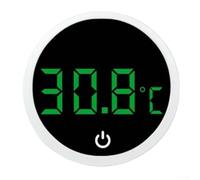 Thermomètre numérique externe pour aquarium avec plage de température de 0 à 60 degrés Celsius pour une mesure précise de l'eau de l'aquarium Convient à différents environnements aquatiques (blanc)