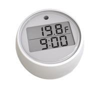 Thermomètre numérique flottant pour bain de glace IPX6 Affichage LED Thermomètre de piscine avec minuterie et alarme Plongée froide