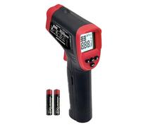 Thermomètre numérique infrarouge pour cuisine, pistolet de température laser de -58 à 600 °C avec émissivité réglable, thermomètre infrarouge max et min pour pizza, four, grill, cuisine, barbecue