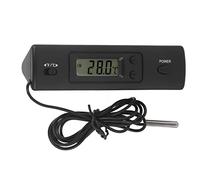 Thermomètre Numérique Intérieur Extérieur Filaire, Compteur de Température électronique à Affichage LCD avec Sonde à Double Capteur pour Réfrigérateur, Climatisation, Congélateur