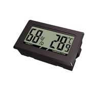 Thermomètre numérique LCD - Jauge de température et d'humidité avec écran LCD - Précision précise - Mini mesure lecture instantanée pour cave, salle de cave, chambre, instruments de musique