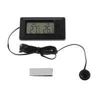 Thermomètre numérique LCD pour intérieur et extérieur de voiture - Avec câble de 1,5 m - Pour usage domestique - Thermomètre à viande