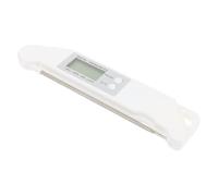 Thermomètre Numérique Pliable Cuisine à Sonde, Mesure Droite, Blanc | Abs, Format Stylo Pratique, Rangement Facile, pour Liquide et Thé, Usage la Cuisine et Réfrigération