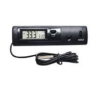 Thermomètre numérique portable pour voiture avec écran LCD dans l'horloge horloge, appareil électroménager, thermomètre et hydromètre numérique