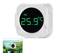 Thermomètre numérique pour aquarium : mesure de la température de l'eau, écran LED, jauge de température submersible | Capteur tactile pour aquariums d'eau douce et d'eau salée, accessoire de test