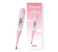 Thermomètre Numérique pour Bébé et Adults, Snomd Thermometre Buccal et Pour Avant-Bras Fièvre Médical étanche avec Alarme de Fièvre, Commutable ℃/℉