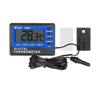 Thermomètre numérique pour réfrigérateur avec alarme à double sonde, modèle TM803, sans batterie, congélateur numérique pour Aquarium, stockage au froid pour réfrigérateur