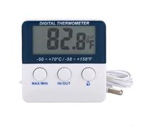 Thermomètre numérique pour réfrigérateur avec alarme pour la surveillance de la température dans le réfrigérateur, affichage max min pour la maison, la cuisine et le refroidisseur de vin