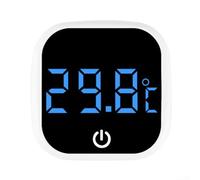 Thermomètre numérique rechargeable pour aquarium avec capteur sensible et mise à jour de la température en temps réel pour utilisation dans l'aquarium, convient pour les tortues et les reptiles (℉