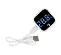 Thermomètre numérique rechargeable pour aquarium avec capteur sensible pour une surveillance précise de la température dans les aquariums, pour tortues, reptiles, mises à jour en temps réel toutes les