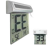 Infactory Thermomètre numérique solaire pour fenêtre