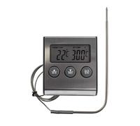 Alla France Thermomètre et minuteur pour four avec sonde en inox fabriqué en France