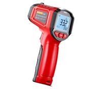 Thermomètre numérique ultrared à rayons pour des valeurs de température sûres et hygiéniques dans différents réglages - Pas de laser de contact - Thermomètre avec écran rétroéclairé