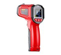 Thermomètre numérique ultrared à rayons pour des valeurs de température sûres et hygiéniques dans différents réglages - Pas de laser de contact - Thermomètre avec écran rétroéclairé