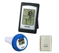 Thermomètre OPTEX spécial piscine,Capteur extérieur,Sonde étanche piscine,Rétro-éclairage,Température