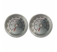 Thermomètre ovale en acier inoxydable pour barbecue Char Broil, mesure des températures comprises entre 45 et 350 degrés Celsius