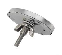 Thermomètre ovale pour barbecue à gaz avec capteur de 38 mm de long et 6 mm de diamètre pour une surveillance précise de la chaleur