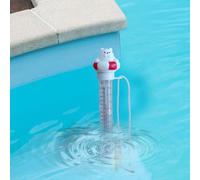 Thermometre Piscine, Thermomètre à Piscine Flottante Animale de Dessins Animés avec Ficelle, Grand Affichage à Lecture Facile, Jauge de Température à Eau Pour Piscines, Spas, Aquariums