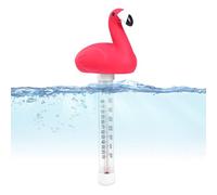 Thermometre Piscine, Thermomètre De Piscine Flottant, Mignon Thermomètre Animal Avec Grand Écran Capteur Facile À Lire, Pour Baignoire, Spa, Aquarium, Extérieur Et Intérieur(Flamant rose)