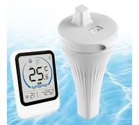 Thermometre Piscine, Thermomètre de Piscine Flottant Sans Fil étanche IP68