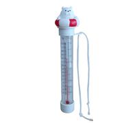 Thermomètre pour animaux flottants pour piscine spa - Moniteur de température de piscine | Thermomètre à eau de dessin animé avec corde pour l'intérieur et l'extérieur | Testeur précis - Cartoonmètre