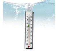 Thermomètre pour Aquarium - Moniteurs de Température pour Enclos à Animaux - Thermomètre avec ventouse anti-collision pour sauna, serre, enclos pour reptiles et aquarium d'eau douce et