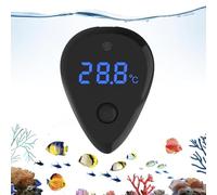 Thermomètre Pour Aquarium,Petit Capteur De Température - Moniteur À Contrôle Tactile Avec Affichage LED Pour Les Aquariums Les Tortues Expositions Aquatiques La Maison L