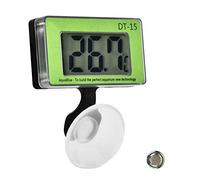 Thermomètre pour Aquarium Réservoir de Poissons Outil de Mesure de la température LCD Thermomètre numérique Thermomètre pour Aquarium à Affichage numérique avec Ventouse