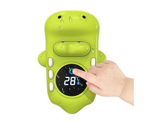 Thermomètre pour bain enfant - Affichage LCD Crocodile Flotteur avec d'eau Jouet de | Indicateur de température de l'eau | Usage Domestique Piscine Spa Hôtel
