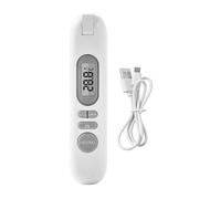 Thermomètre pour BBQ,Rechargeable,outils de mesure de la température des aliments,viande,four de cuisson,avec sonde - Type white