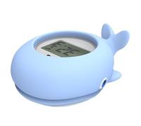 Thermomètre pour bébé de bain, thermomètre de bain pour bébé Sécurité à baleine flottante Thermomètre de bain bébé avec HD Afficher un thermomètre à eau de sommeil automatique précis avec un avertiss