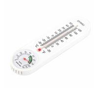 Thermomètre pour chambre intérieure - humidité de la température analogique, thermostat hygromètre à double | Mécanique de température de mur mécanique pour la maison, le salon, le bureau, l'est