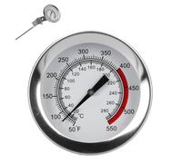 Thermomètre pour friteuse/bonbons/dinde avec pince, thermomètre à huile de friture en acier inoxydable pour la friture