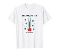 Thermomètre pour infirmières et techniciens - Cadeau médical Amusant T-Shirt, Homme, Blanc, L