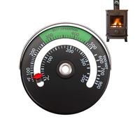 Thermomètre pour poêle à bois,Thermomètre pour brûleur à bois | Accessoires de cheminée pour dessus de cuisinière et poêles à granulés