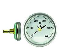 Thermomètre pour portes de four à bois, échelle de 0 à 500 ° C, diamètre sphère 35 mm, gaine 30 mm
