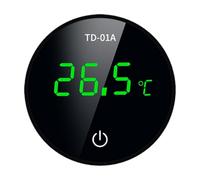 Thermomètre pour réservoir, jauge de température de l'eau | Capteur numérique rechargeable avec écran HD pour étangs et aquariums de reptiles