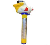 Thermomètre pour test de température de l'eau de piscine avec capacité à flotter ou immerger dans les piscines, spas, jacuzzi, étangs à poissons et aquariums (E)