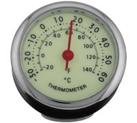 Thermomètre pour Véhicule à Affichage Lumineux, Lecture Double | Alliage et Plastique, Montage Adhésif sur Tableau de Bord, Lecture Claire Jour et Nuit, pour Voiture