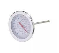 MasterClass Thermomètre à Viande en Acier Inoxydable, Gris Métallisé