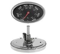 Thermomètre professionnel ovale pour barbecue avec écrou papillon pour barbecue au charbon de bois