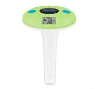 Thermomètre solaire flottant de salinité et de piscine à lecture continue pour une surveillance en temps réel sans activation de bouton