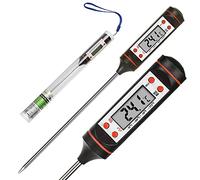 Thermomètre sonde pour aliments longueur de sonde 15 cm GreenBlue | Plage de température -50 degrés C à +300 degrés C précision 0,1 degrés C Arrêt automatique après 10 minutes