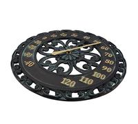 Thermomètre suspendu d'extérieur - Thermomètre de jardin vintage, thermomètre mural décoratif | Thermomètre extérieur pour patio, garage, arrière-cour, clôture et décoration murale extérieure