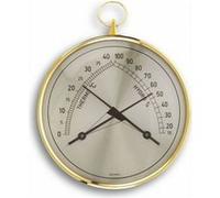 Thermomètre TFA Thermohygromètre analogique KLIMATHERM 45.2005 or G