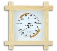 Thermomètre TFA Thermohygromètre analogique pour sauna avec cadre en bois 40.1008 naturel G