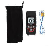 Thermomètre thermocouple TA616A à canal unique de type K avec écran rétroéclairé, plage de -200 à 1372 °C, commutable °C/°F, boîtier en ABS pour tests industriels