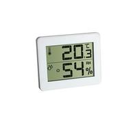 Thermomètre Thermohygromètre digital 30.5027 blanc noir